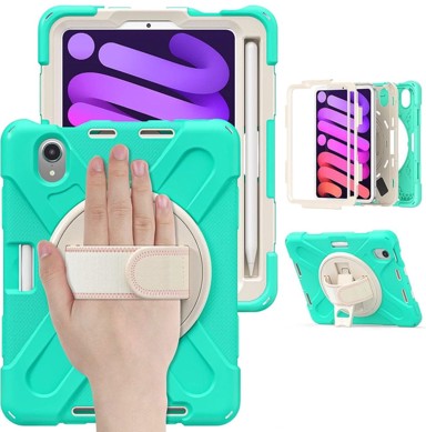 NIKCORP Robusna zaštitna maska iPad Mini 6 8.3", menta